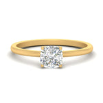 Load image into Gallery viewer, Tulip Solitaire Cushion Engagement Ring
