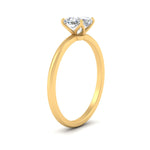 Load image into Gallery viewer, Tulip Solitaire Cushion Engagement Ring

