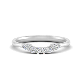 Shared Prong Custom Wedding Band