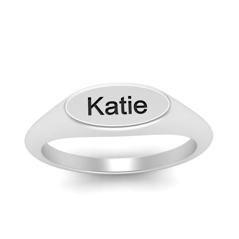 Name Signet Ring