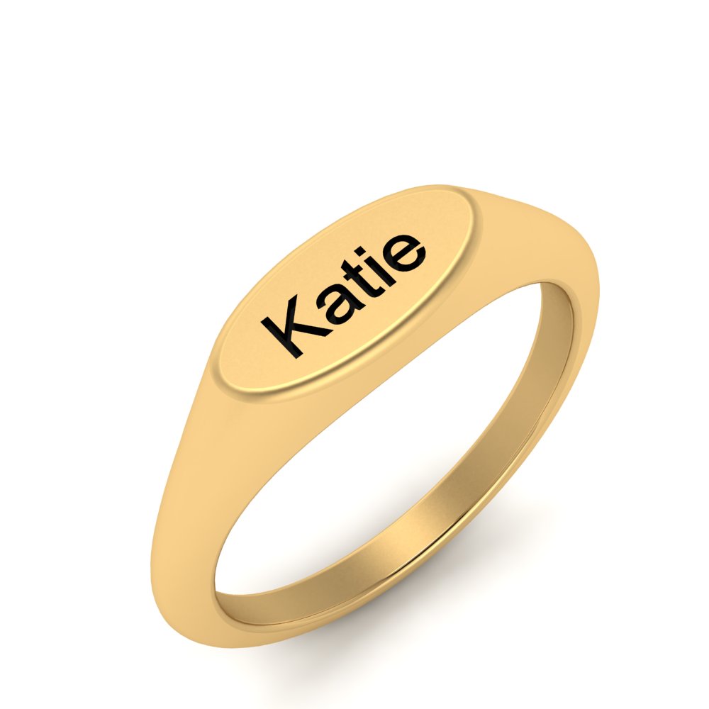 Name Signet Ring