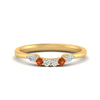 Load image into Gallery viewer, custom-orange-sapphire-shared-prong-wedding-band-in-FD9289BGSAOR-ANGLE3-NL-YG