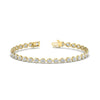 Load image into Gallery viewer, custom-pear-shape-diamond-bracelet-east-west-design-in-yellow-gold-FDBRCPE10581-5.00CT-NL-YG.jpg?v=1776842460