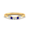 Load image into Gallery viewer, custom-sapphire-shared-prong-wedding-band-in-FD9289BGSABL-ANGLE3-NL-YG
