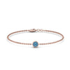Load image into Gallery viewer, cute-disc-chain-blue-topaz-bracelet-in-FDBRC9757GICBLTOANGLE2-NL-RG