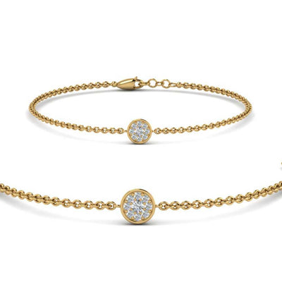 Cute Disc Chain Bracelet
