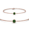 Load image into Gallery viewer, cute-disc-chain-emerald-bracelet-in-FDBRC9757GEMGRANGLE2-NL-RG