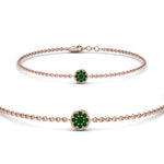 Load image into Gallery viewer, cute-disc-chain-emerald-bracelet-in-FDBRC9757GEMGRANGLE2-NL-RG
