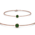 Thumbnail 33 - cute-disc-chain-emerald-bracelet-in-FDBRC9757GEMGRANGLE2-NL-RG