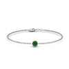Load image into Gallery viewer, cute-disc-chain-emerald-bracelet-in-FDBRC9757GEMGRANGLE2-NL-WG