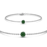 Load image into Gallery viewer, cute-disc-chain-emerald-bracelet-in-FDBRC9757GEMGRANGLE2-NL-WG
