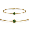 Thumbnail 38 - cute-disc-chain-emerald-bracelet-in-FDBRC9757GEMGRANGLE2-NL-YG