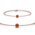 Thumbnail 26 - cute-disc-chain-orange-sapphire-bracelet-in-FDBRC9757GSAORANGLE2-NL-RG