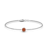 Load image into Gallery viewer, cute-disc-chain-orange-sapphire-bracelet-in-FDBRC9757GSAORANGLE2-NL-WG
