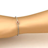 Load image into Gallery viewer, cute-disc-chain-orange-sapphire-bracelet-in-FDBRC9757GSAORANGLE2-NL-WG
