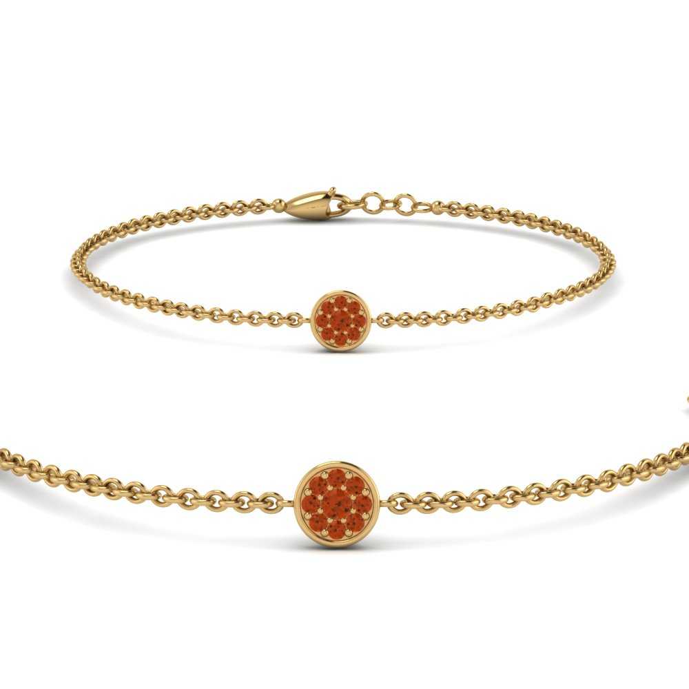 cute-disc-chain-orange-sapphire-bracelet-in-FDBRC9757GSAORANGLE2-NL-YG
