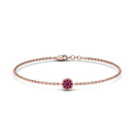 Load image into Gallery viewer, cute-disc-chain-pink-sapphire-bracelet-in-FDBRC9757GSADRPIANGLE2-NL-RG

