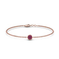 Thumbnail 20 - cute-disc-chain-pink-sapphire-bracelet-in-FDBRC9757GSADRPIANGLE2-NL-RG