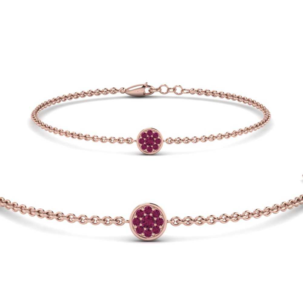 cute-disc-chain-pink-sapphire-bracelet-in-FDBRC9757GSADRPIANGLE2-NL-RG