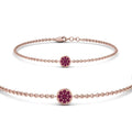 Thumbnail 19 - cute-disc-chain-pink-sapphire-bracelet-in-FDBRC9757GSADRPIANGLE2-NL-RG