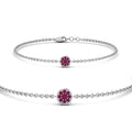 Thumbnail 21 - cute-disc-chain-pink-sapphire-bracelet-in-FDBRC9757GSADRPIANGLE2-NL-WG