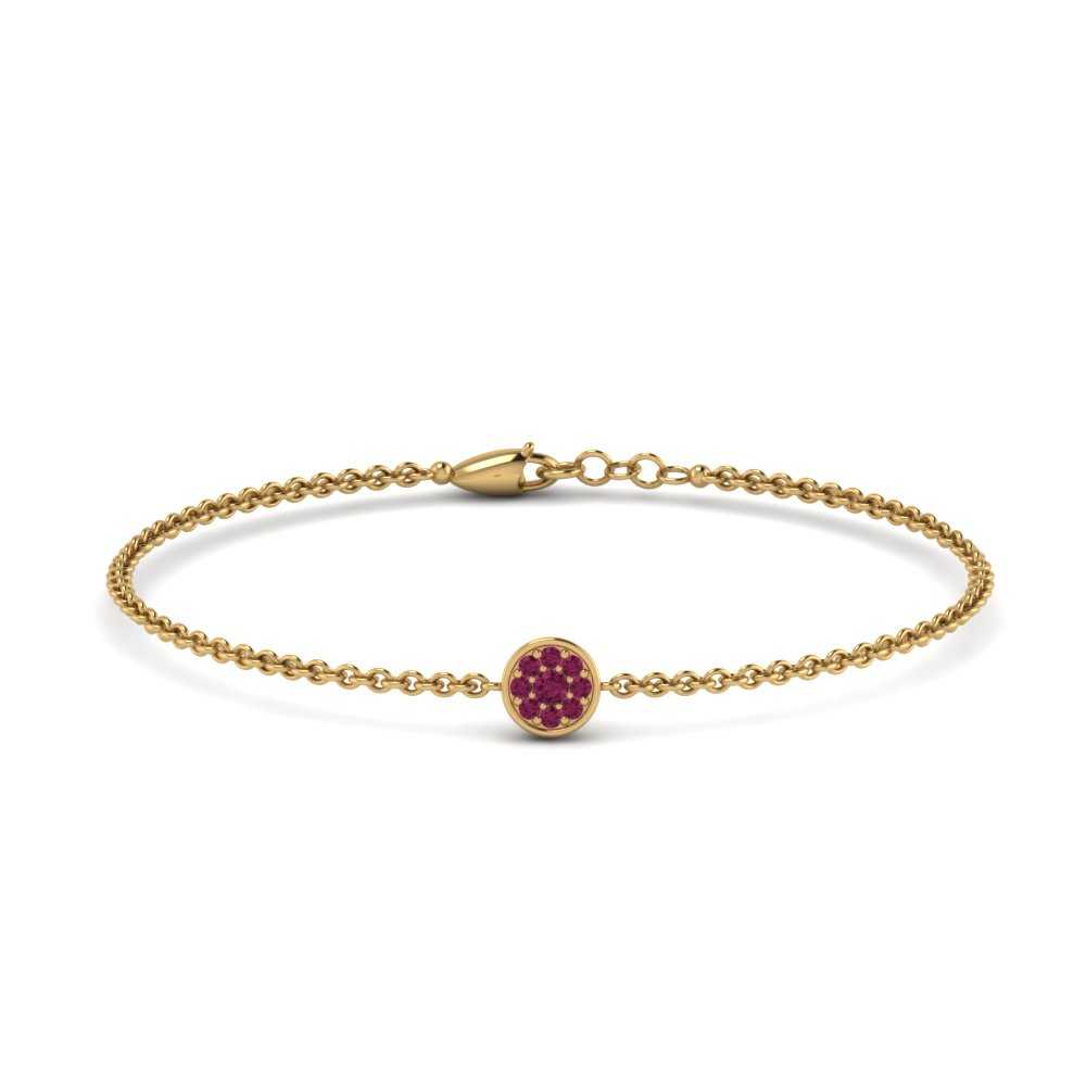 cute-disc-chain-pink-sapphire-bracelet-in-FDBRC9757GSADRPIANGLE2-NL-YG