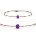 Thumbnail 61 - cute-disc-chain-purple-topaz-bracelet-in-FDBRC9757GVITOANGLE2-NL-RG