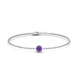Load image into Gallery viewer, cute-disc-chain-purple-topaz-bracelet-in-FDBRC9757GVITOANGLE2-NL-WG
