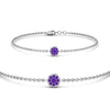 Load image into Gallery viewer, cute-disc-chain-purple-topaz-bracelet-in-FDBRC9757GVITOANGLE2-NL-WG