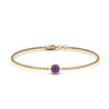 Load image into Gallery viewer, cute-disc-chain-purple-topaz-bracelet-in-FDBRC9757GVITOANGLE2-NL-YG