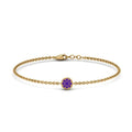 Thumbnail 67 - cute-disc-chain-purple-topaz-bracelet-in-FDBRC9757GVITOANGLE2-NL-YG