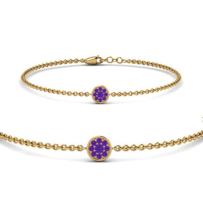 Cute Disc Chain Bracelet