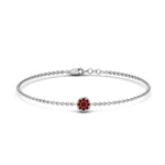 Load image into Gallery viewer, cute-disc-chain-ruby-bracelet-in-FDBRC9757GRUDRANGLE2-NL-WG
