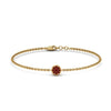 Load image into Gallery viewer, cute-disc-chain-ruby-bracelet-in-FDBRC9757GRUDRANGLE2-NL-YG