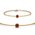 Thumbnail 45 - cute-disc-chain-ruby-bracelet-in-FDBRC9757GRUDRANGLE2-NL-YG