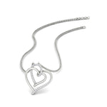 Load image into Gallery viewer, cute-double-heart-diamond-pendant-in-platinum-FDPD11211-NL-WG