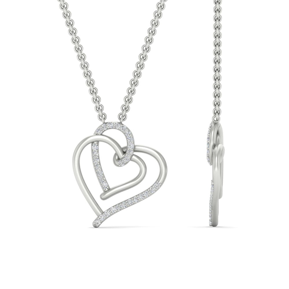 cute-double-heart-diamond-pendant-in-FDPD11211-NL-WG