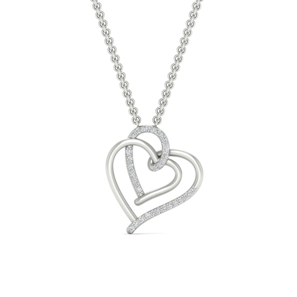 cute-double-heart-diamond-pendant-in-FDPD11211-NL-WG