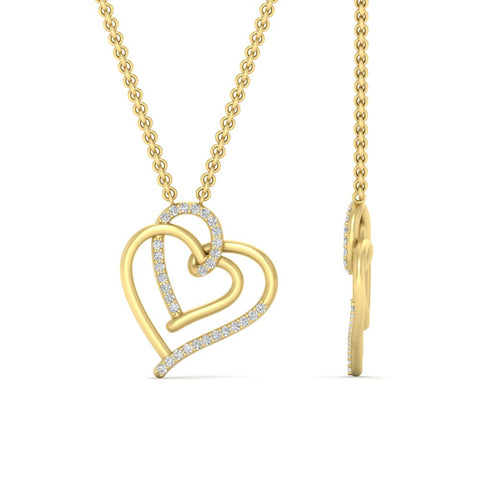 cute-double-heart-diamond-pendant-in-FDPD11211-NL-YG