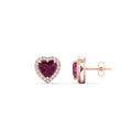 Thumbnail 32 - cute-heart-pink-sapphire-halo-diamond-earrings-in-rose-gold-FDEAR11270HTGSADRPIANGLE1-NL-RG