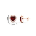 Thumbnail 38 - cute-heart-ruby-halo-diamond-earrings-in-rose-gold-FDEAR11270HTGRUDRANGLE1-NL-RG