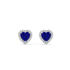 Load image into Gallery viewer, cute-heart-sapphire-halo-diamond-earrings-in-white-gold-FDEAR11270HTGSABLANGLE1-NL-WG