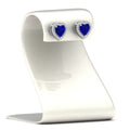 Thumbnail 50 - cute-heart-sapphire-halo-diamond-earrings-in-white-gold-FDEAR11270HTGSABLANGLE1-NL-WG