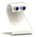 Thumbnail 10 - cute-heart-sapphire-halo-diamond-earrings-in-yellow-gold-FDEAR11270HTGSABLANGLE1-NL-YG