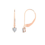 Load image into Gallery viewer, cute-heart-shape-diamond-lever-back-dangles-in-rose-gold-FDEAR11236HT-0.50CT-NL-RG.jpg
