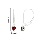 Load image into Gallery viewer, cute-heart-shape-ruby-lever-back-dangles-in-white-gold-FDEAR11236HTGRUDR-0.50CT-NL-WG.jpg
