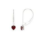 Load image into Gallery viewer, cute-heart-shape-ruby-lever-back-dangles-in-white-gold-FDEAR11236HTGRUDR-0.50CT-NL-WG.jpg
