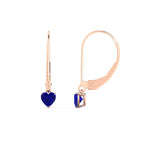 Load image into Gallery viewer, cute-heart-shape-sapphire-lever-back-dangles-in-rose-gold-FDEAR11236HTGSABL-0.50CT-NL-RG.jpg
