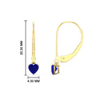 Load image into Gallery viewer, cute-heart-shape-sapphire-lever-back-dangles-in-yellow-gold-FDEAR11236HTGSABL-0.50CT-NL-YG.jpg
