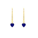 Load image into Gallery viewer, cute-heart-shape-sapphire-lever-back-dangles-in-yellow-gold-FDEAR11236HTGSABL-0.50CT-NL-YG.jpg
